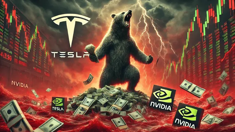 Tech Wreck 2025: How Tesla and Nvidia Became Cash Machines for Bears