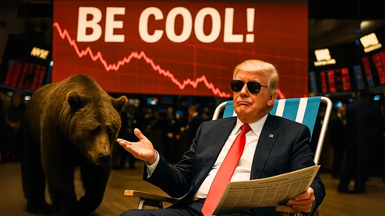 “BE COOL!”: Trump Brushes Off Bear Market Fears
