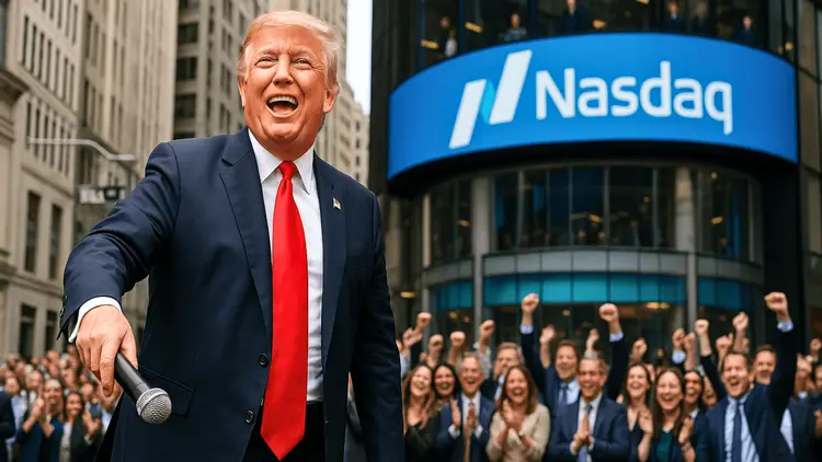 DJT Drops Mic, Wall Street Dances