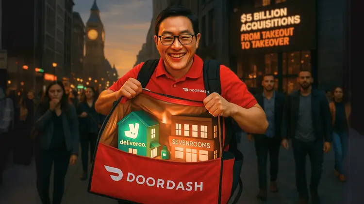 DoorDash Delivers a $5 Billion Whopper: Deliveroo and SevenRooms on the Plate