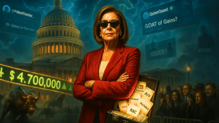 Pelosi’s Portfolio Party: $4.7 Million Gain in One Day