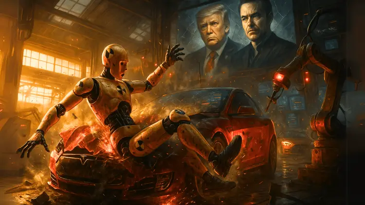 Crash-Tested: Tesla Takes a Hit from Trump and Musk's Meltdown