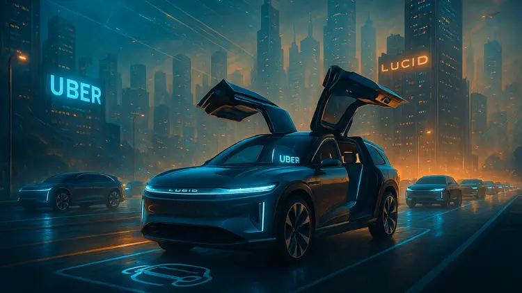 Uber Invests $300M in Lucid to Spark Robotaxi Rollout