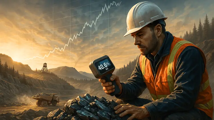 Military Metals Uncovers 40.6% Antimony in West Gore Stockpile Grab Samples