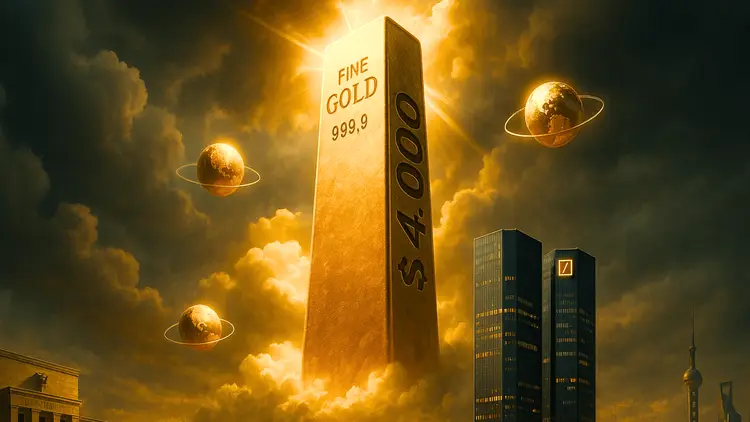 Deutsche Bank Raises the Bar: Gold to Average $4,000 in 2026