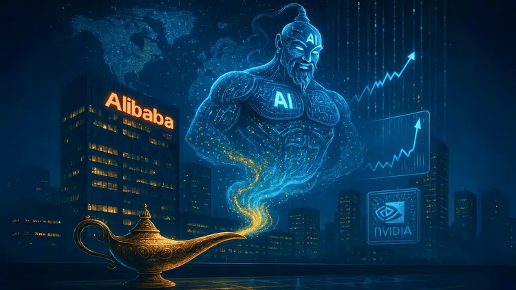 Alibaba Rubs the AI Lamp, Stock Genie Delivers