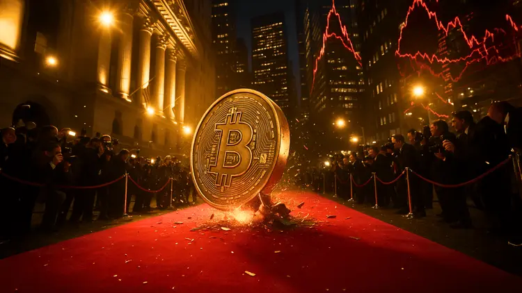 Bitcoin’s $600B Slip-and-Fall on Wall Street’s Red Carpet