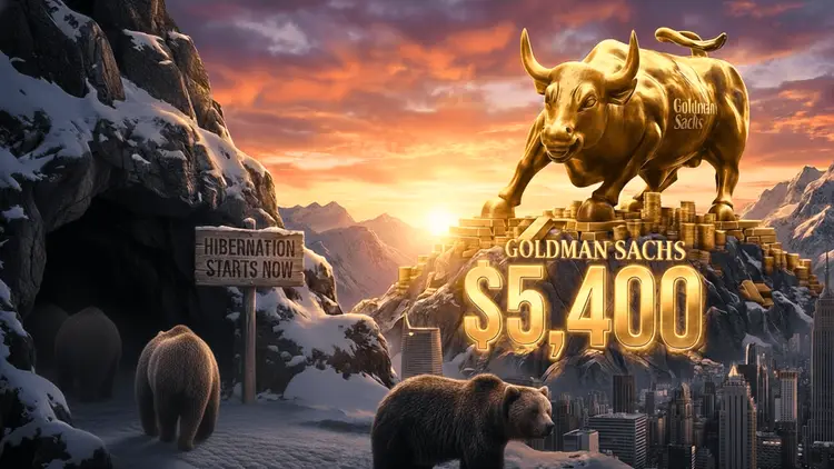 Gold to $5,400? Goldman Sachs Tells Bears Hibernation Starts Now