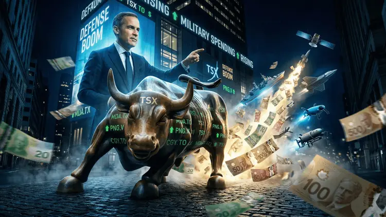 How PM Mark Carney’s Military Spending Spree is Fueling the TSX
