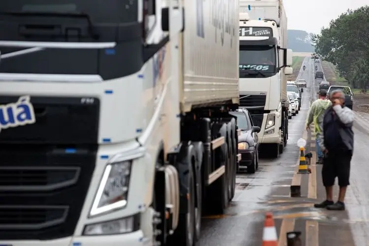 Brazil's truck drivers protest against high fuel prices