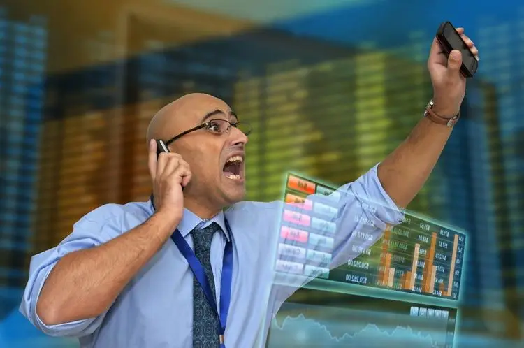 Wall Street in a panic