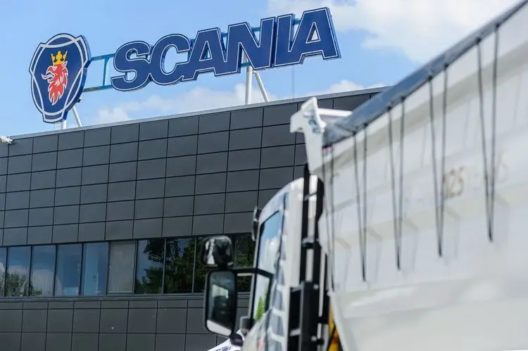 Scania is pausing production at its truck plants in Sweden